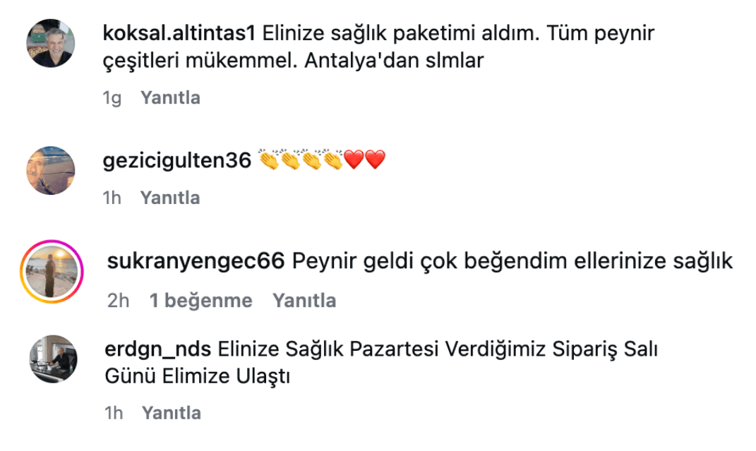 Müşteri yorumu 3
